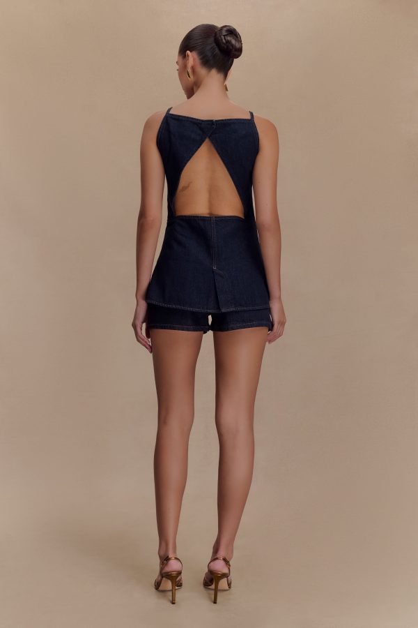 Tobias Denim Shorts - Indigo Blue Sale - Image 4