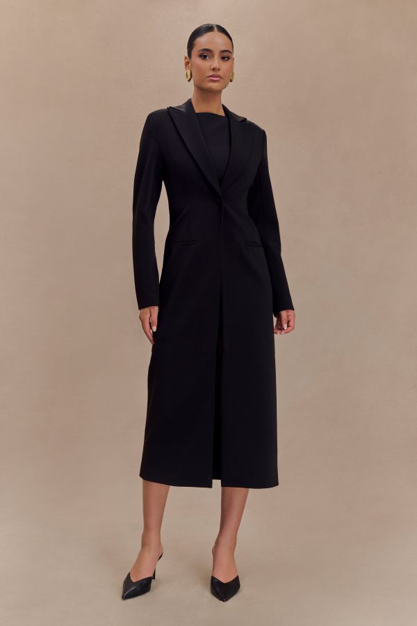 Caviar Suiting Coat - Black Online Sale - Image 5