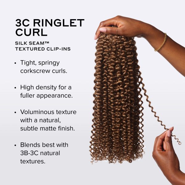 Silk Seam™ Textured Clip-In, Jet Black 3C For Discount - Image 4