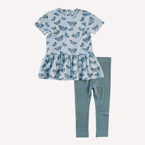 short sleeve kate set | stormy blue butterfly | bamboo Online